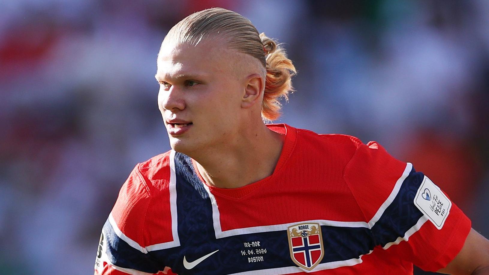 Watch as Haaland makes World Cup debut with Norway against Iraq