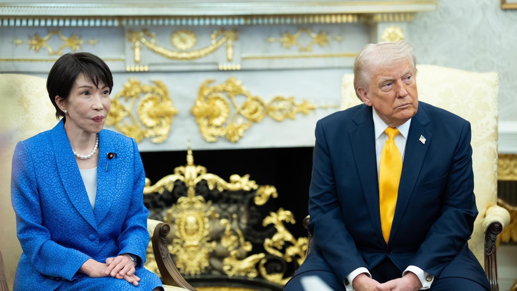 Sanae Takaichi e Donald Trump