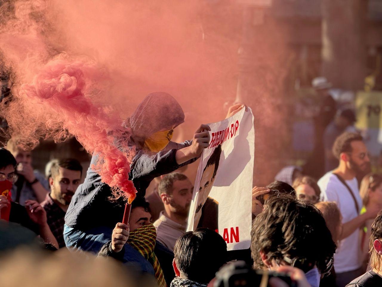 levičari, protest levice, nemački levičari