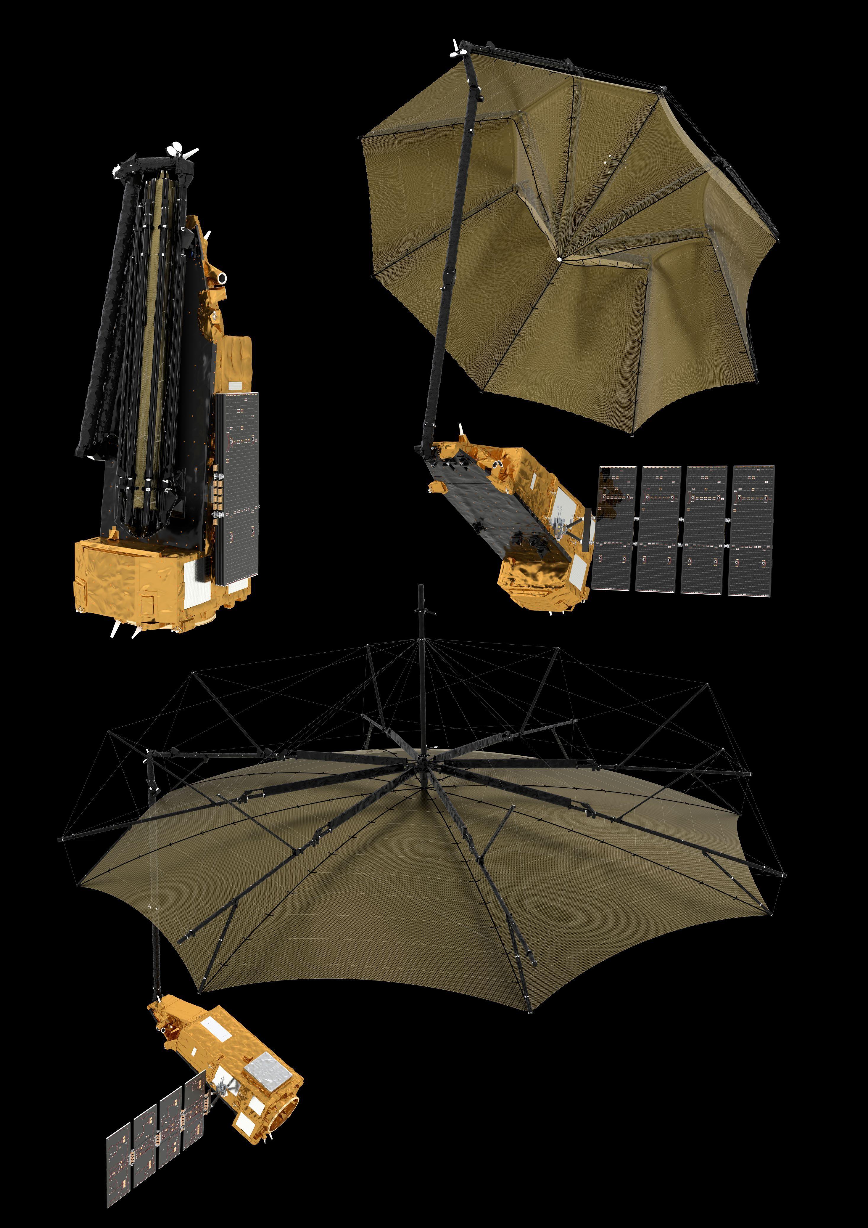 Imagem mostra como antena será implementada no satélite
