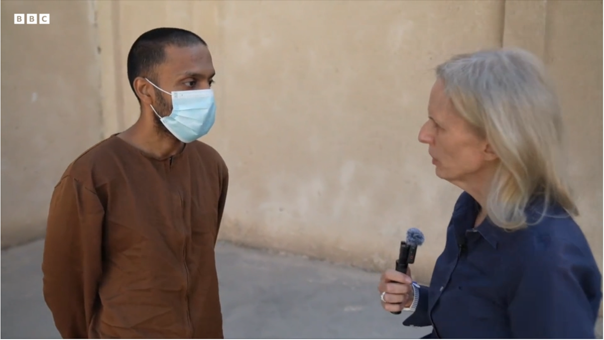 تنظيم ما يعرف بالدولة الإسلامية في سجن في سوريا