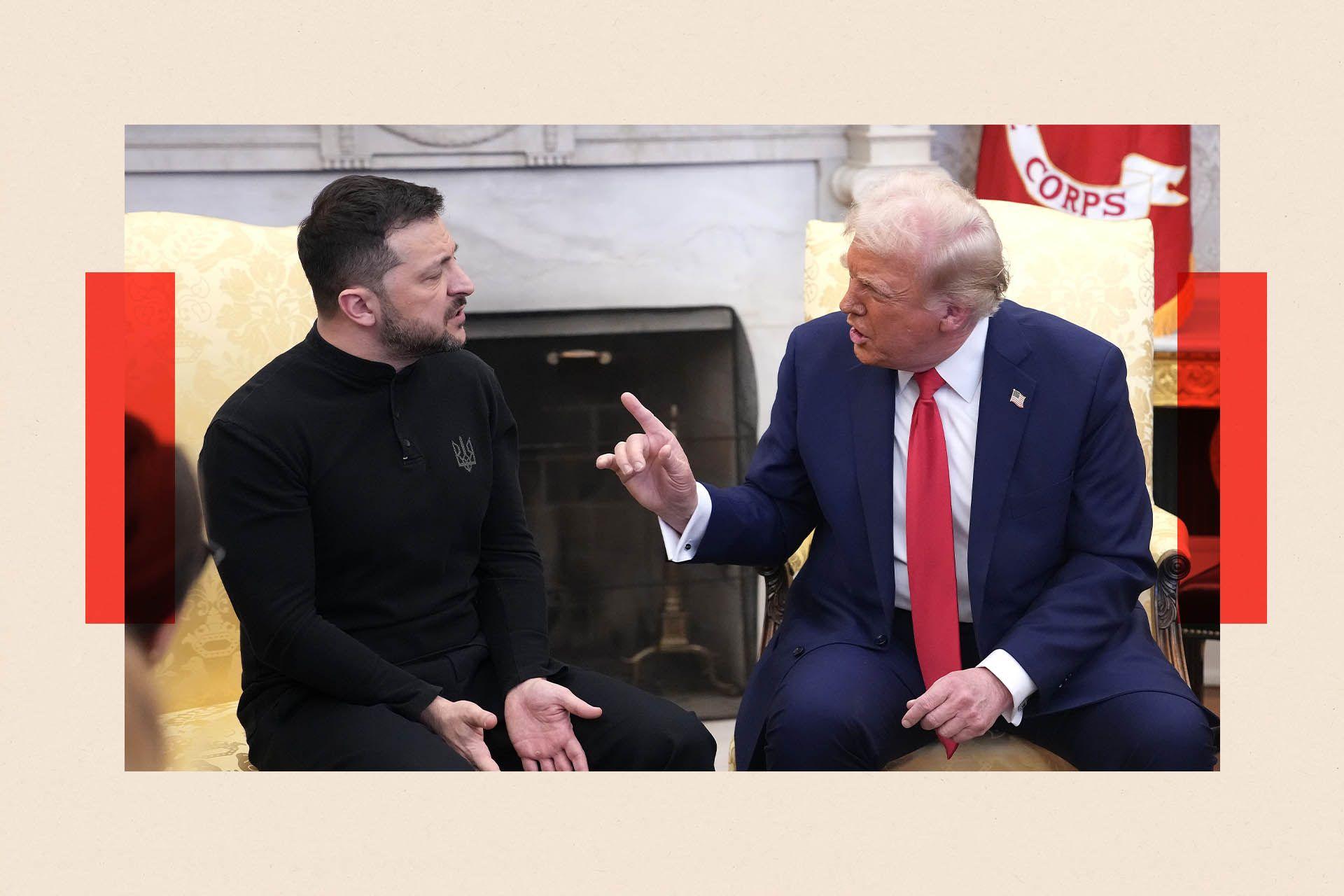 Donald Tramp i Vladimir Zelenski u Beloj kući