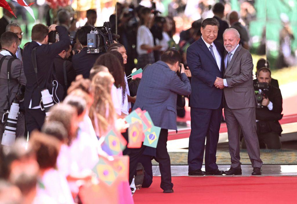Lula e Xi Jinping em Pequim