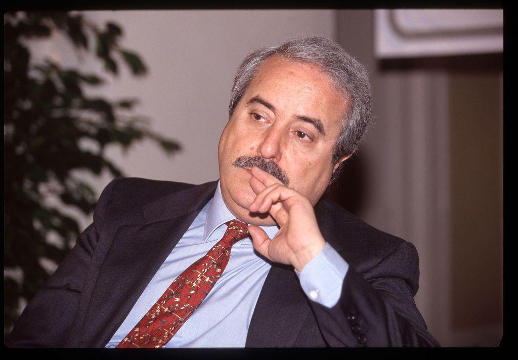 Giovanni Falcone em foto tirada em 1990