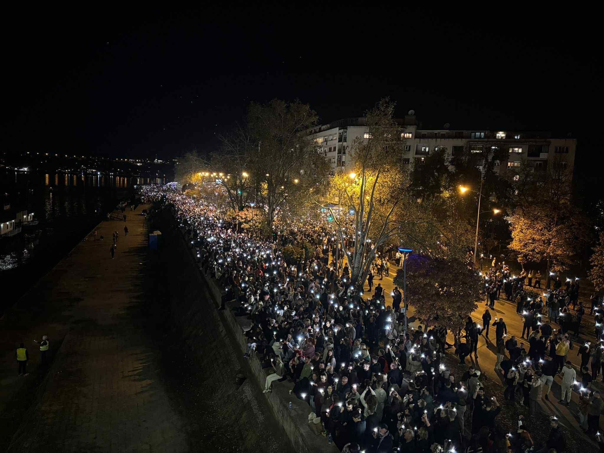 Završetak komemorativnog skupa u Novom Sadu