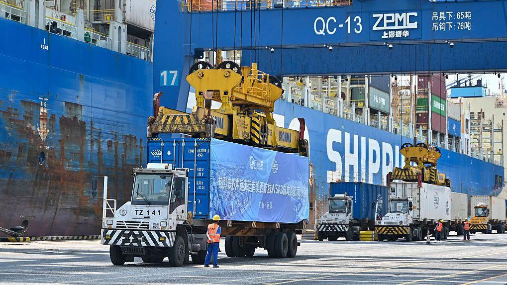 Tariffs prompt record plunge in US imports