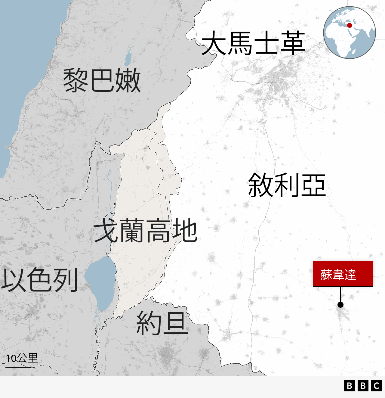 蘇韋達地圖
