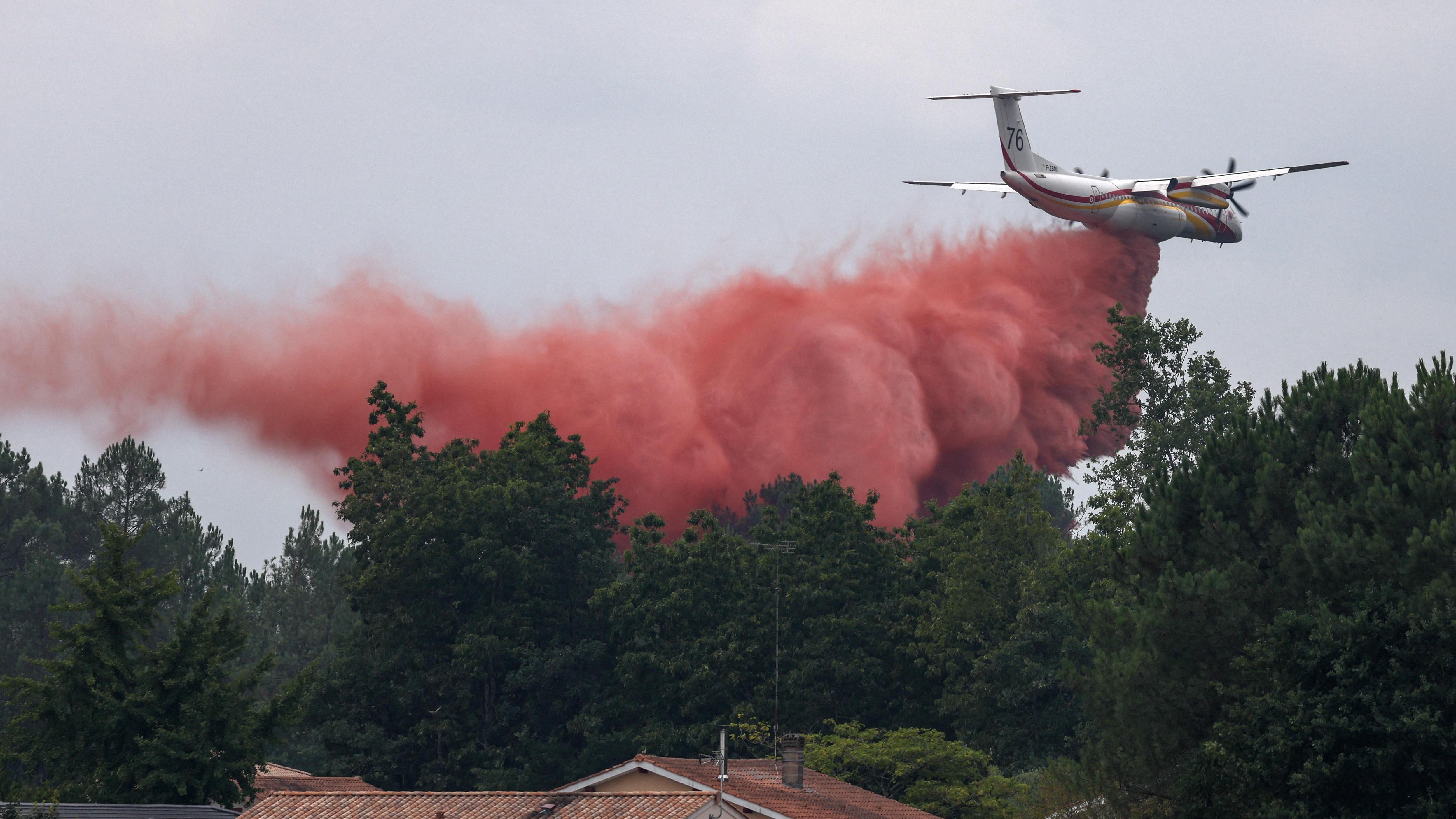 French wildfire creates lightning storm as it threatens Bordeaux