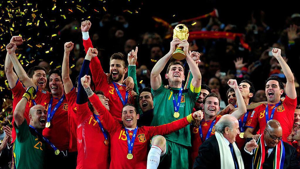 Finale Španija - Argentina: Ko će postati Campeon del mundo 4 Fudbaleri Španije slave posle finala SP 2010.
