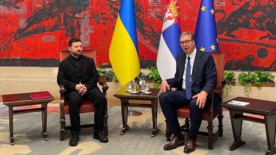 Dvojica predsednika uoči početka sastanka