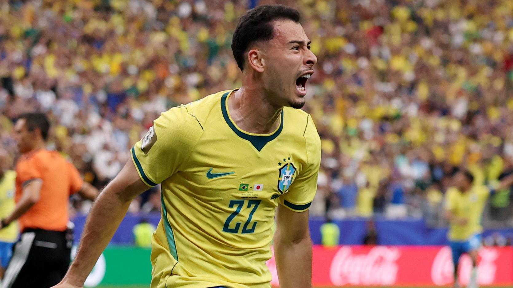 Martinelli gives Brazil 96th-minute lead over Japan in World Cup