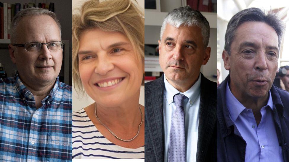 David Smilde, Catalina Smulovitz, Steven Levitsky, Carlos Ominami. 