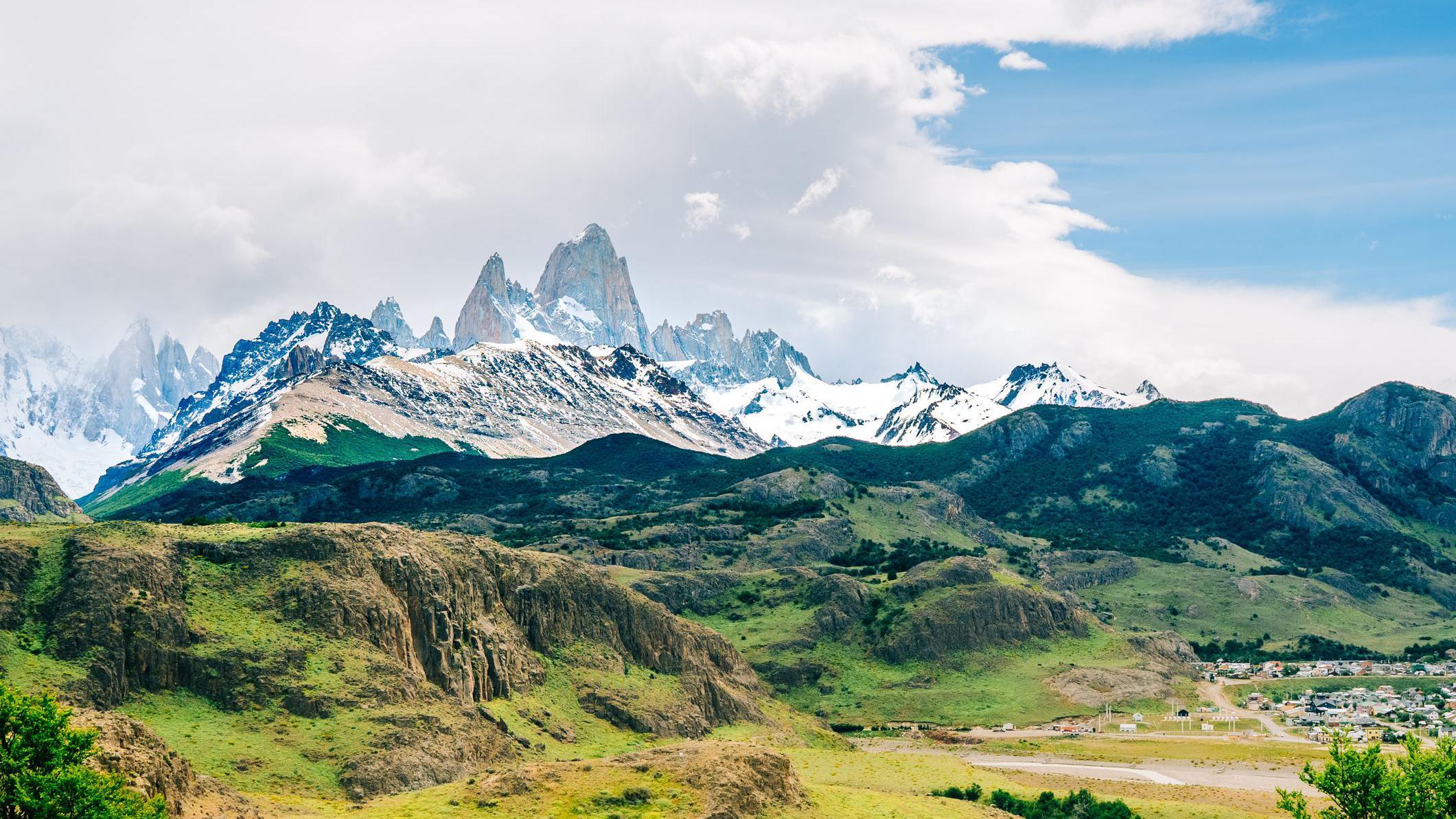 Monte Fitz Roy en la Patagonia argentina.
