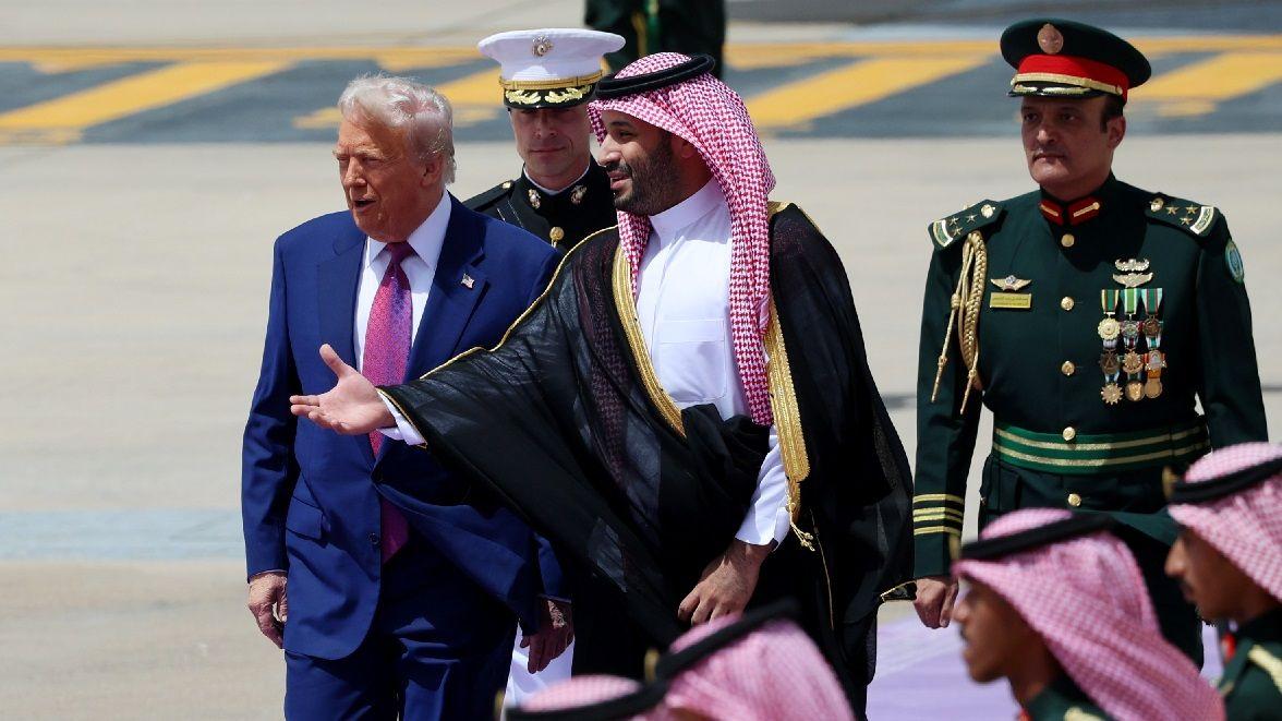 Trump arrives in Saudi Arabia for first major trip of second term