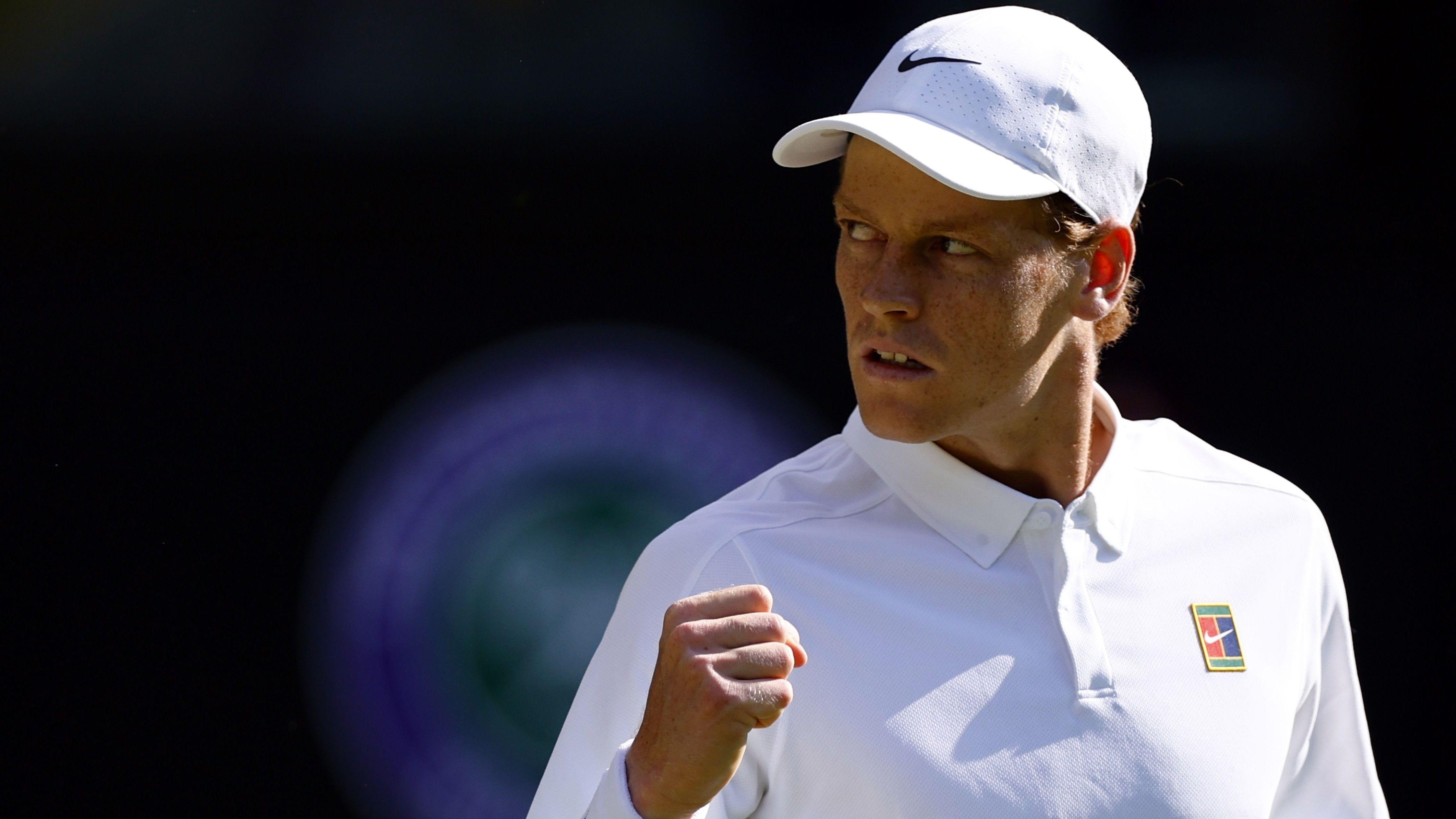 Wimbledon semi-finals: Sinner leads Djokovic by break in first set