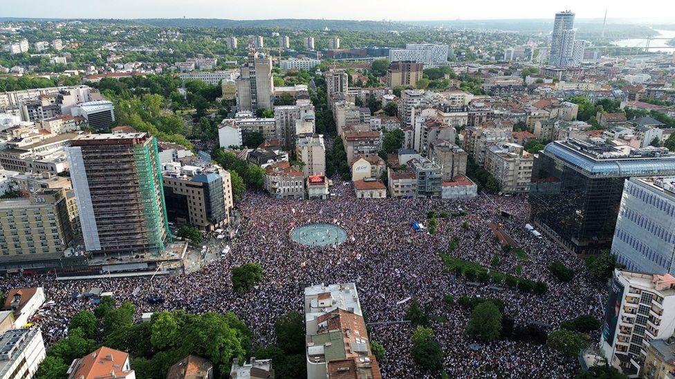 Skup na Slaviji jedan od najvećih ove godine