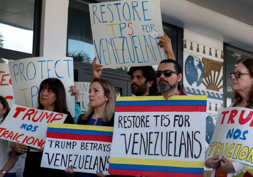 Protestas a favor del TPS