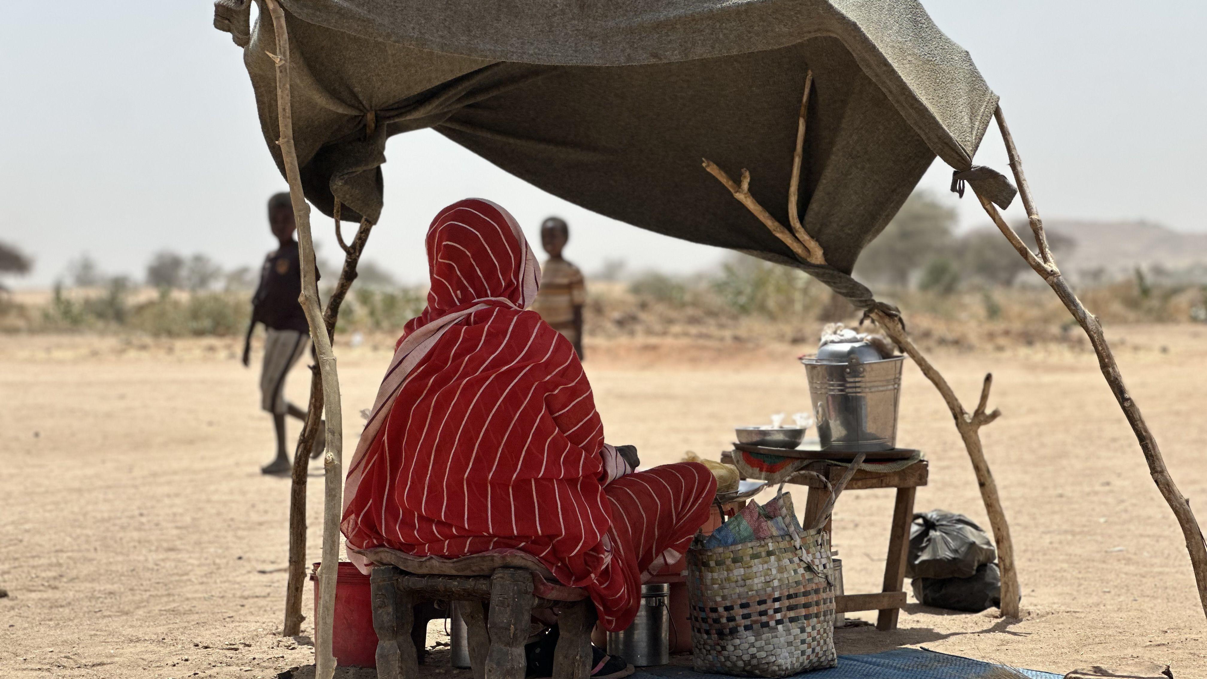 نازحون سودانيون