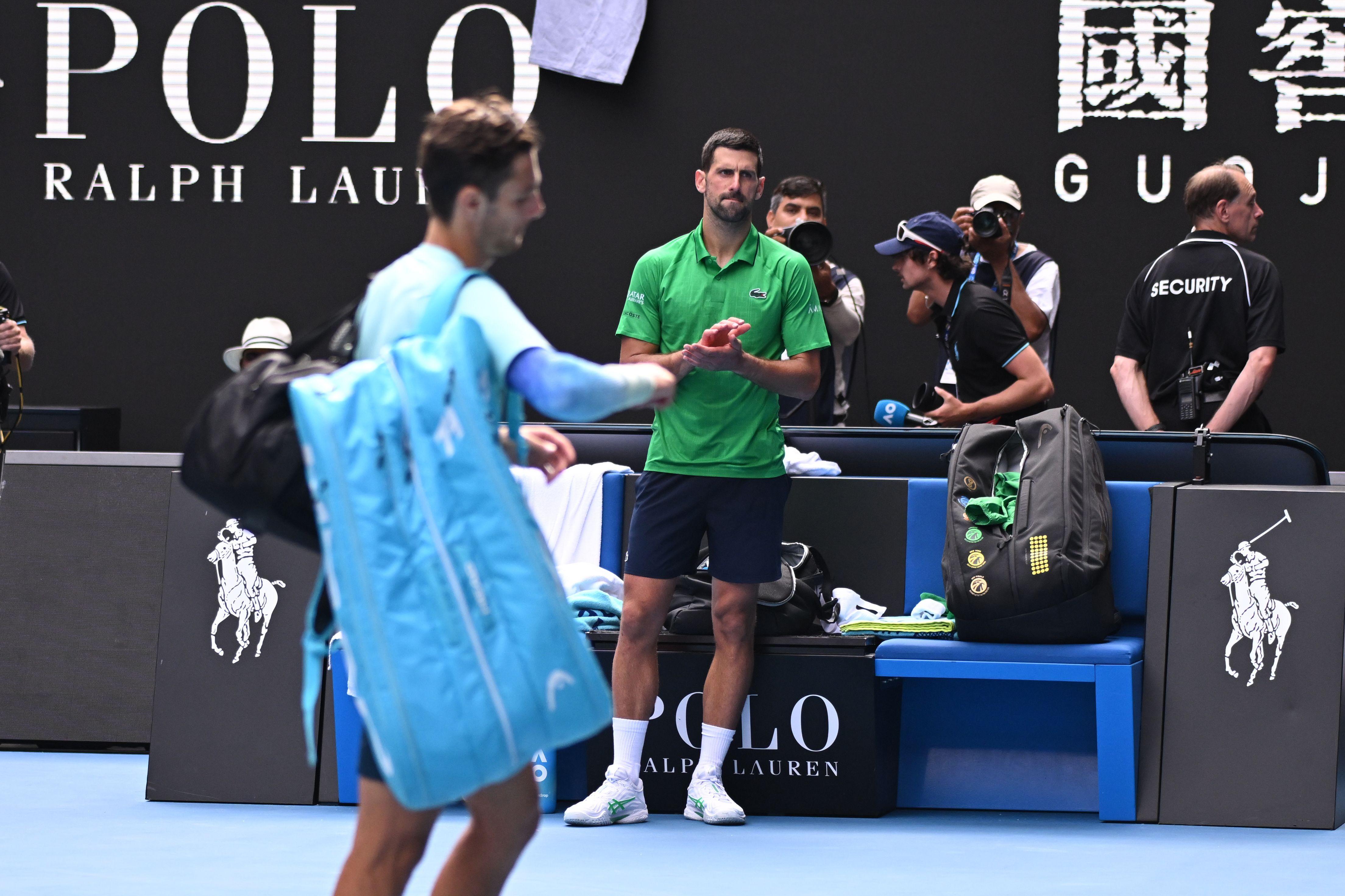 Sreća pogledala Đokovića: Muzeti mu predao, sa Sinerom za finale Australijan opena 6 đoković i muzeti