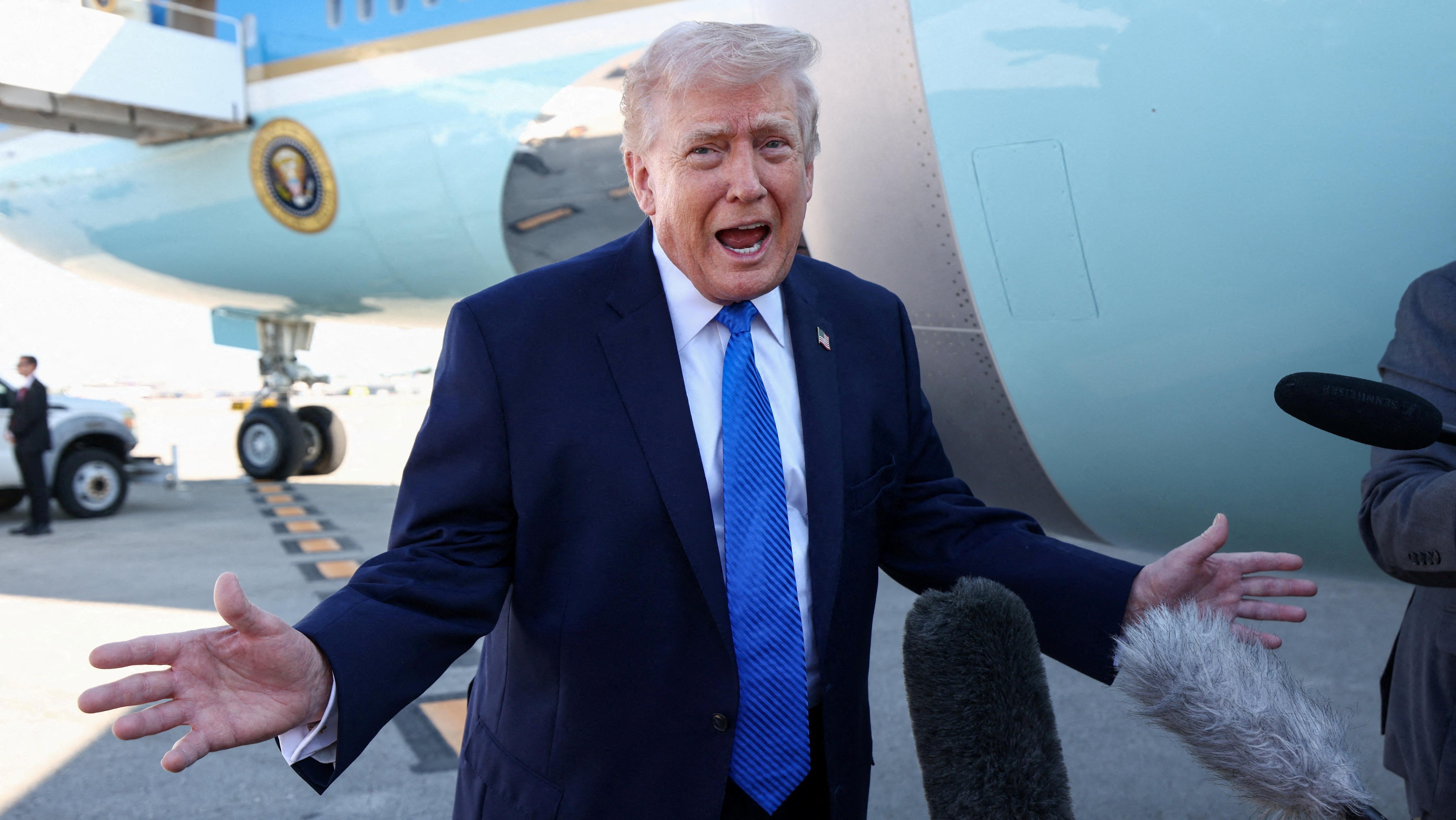 Trump says Iran and US both 'want to make a deal' and says they'll talk today