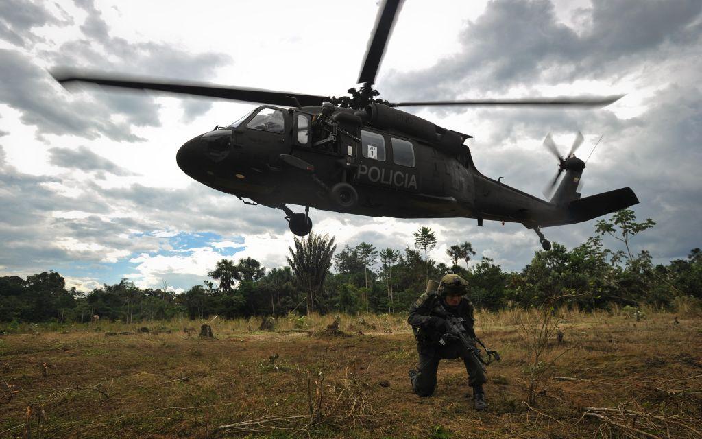 Helicóptero de la policía