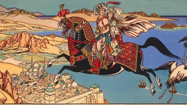 Ilustración de "Las mil y una noches".