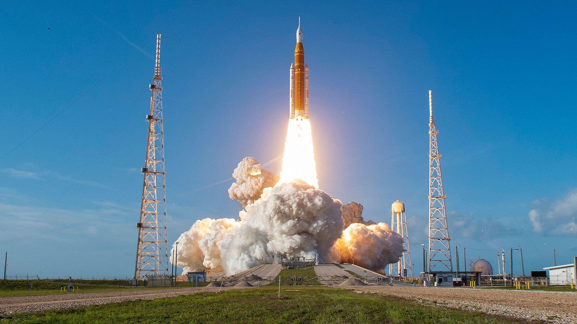 Nasa spacecraft orbiting Earth after spectacular Artemis II Moon mission launch