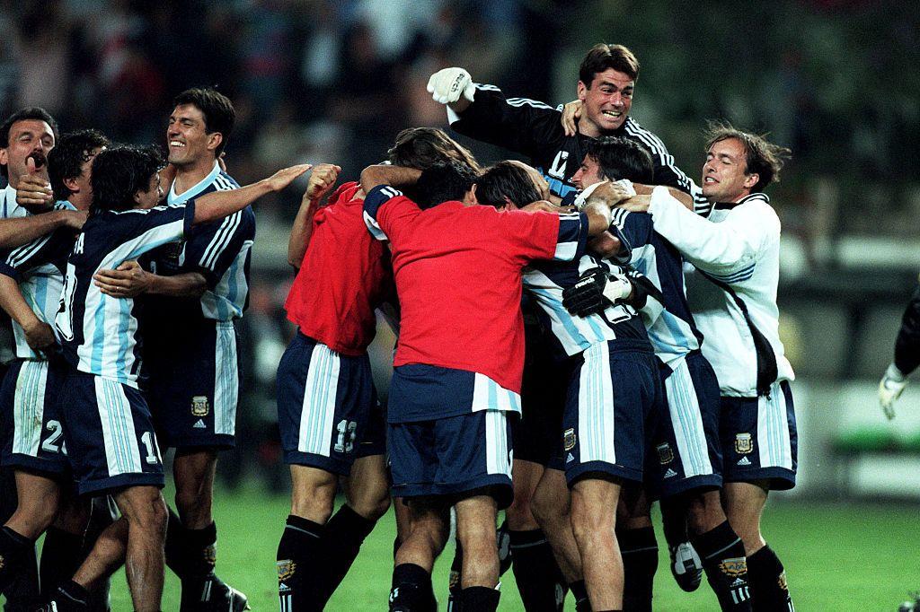 Argentina celebra la victoria frente a los ingleses