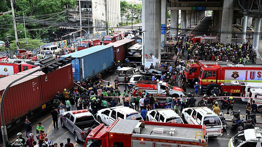 Driver of crashed train tested positive for drugs, Thai police say