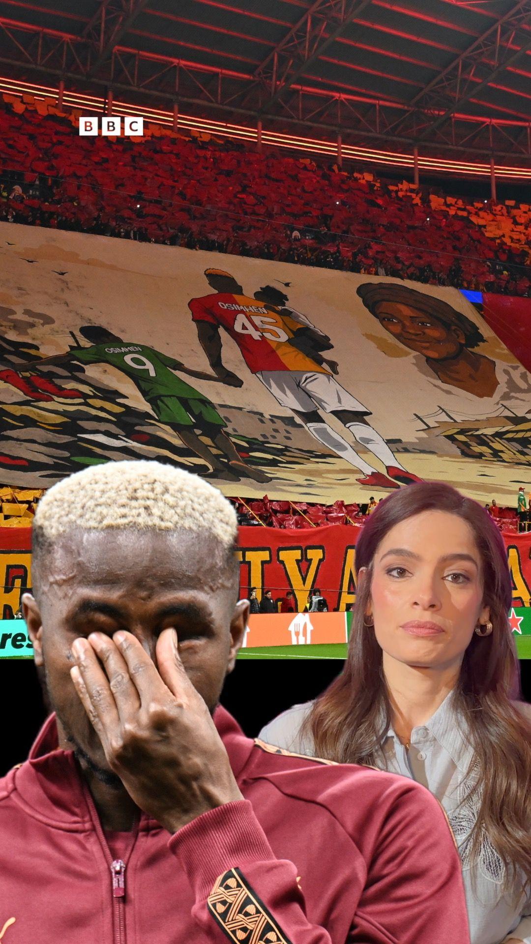 لافتة مؤثرة أبكت أوسيمين 