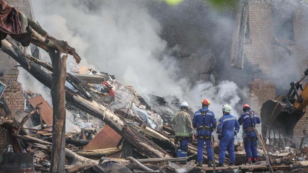 Four dead and dozens injured in wave of Russian strikes on Kyiv
