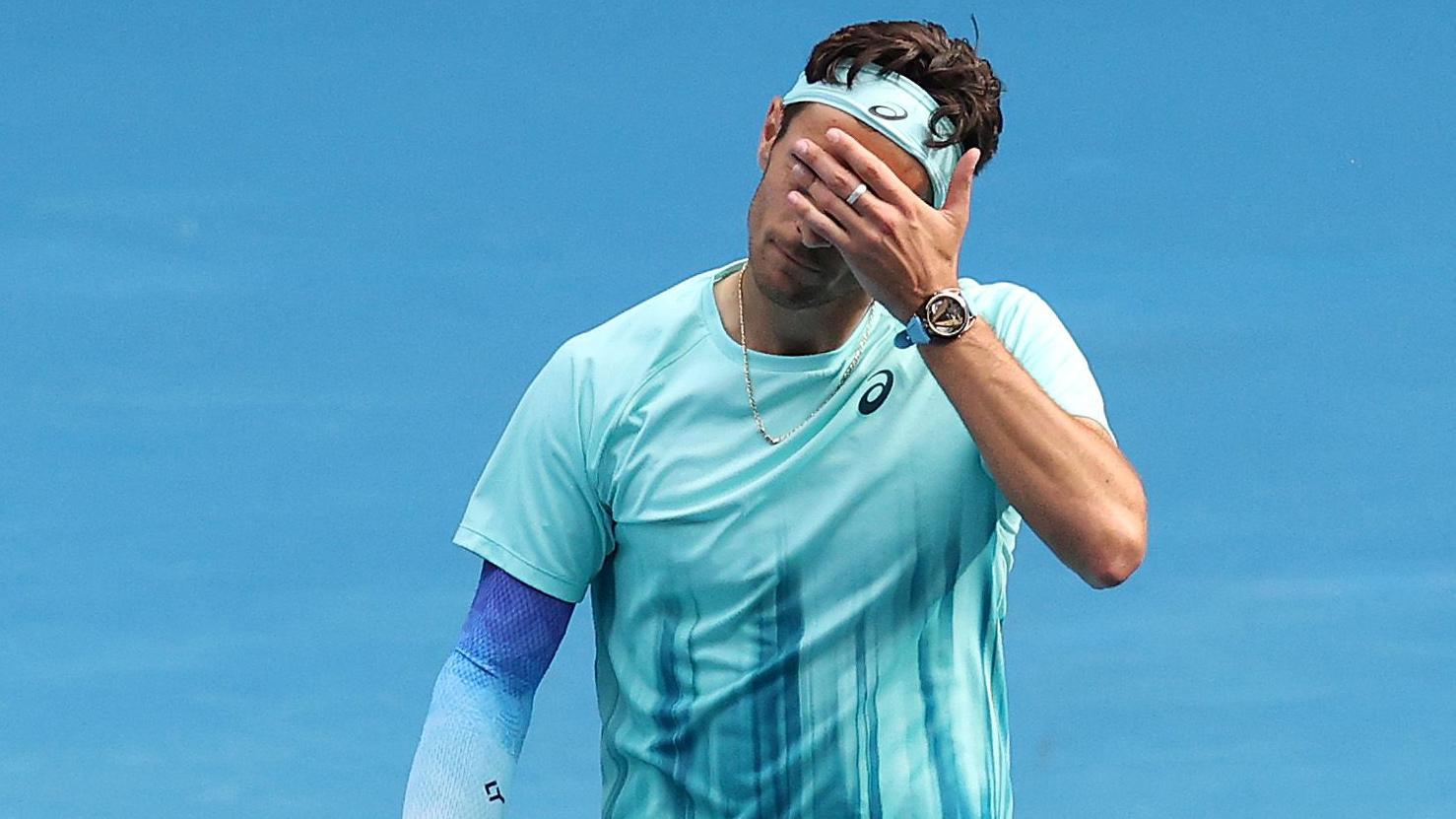 Australian Open: I was on my way home - but Djokovic through as Musetti retires injured