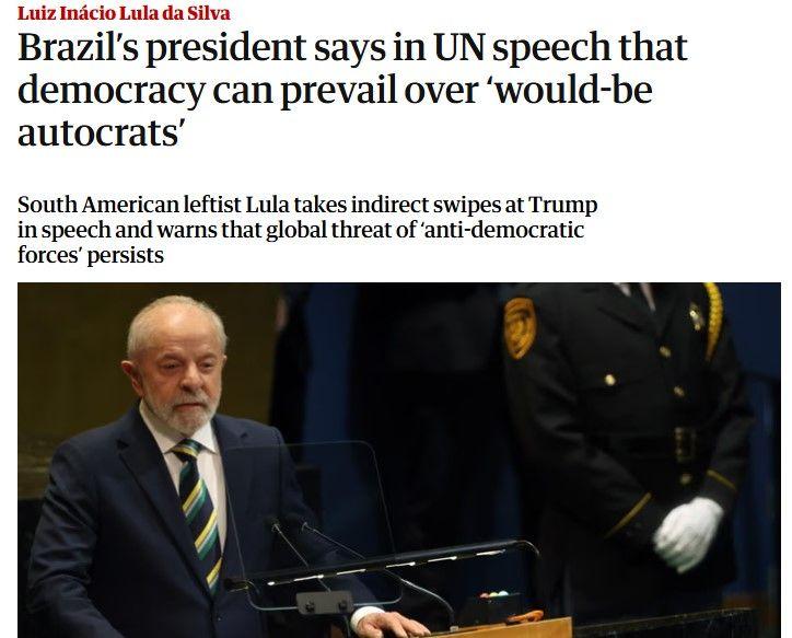 Página do The Guardian na internet