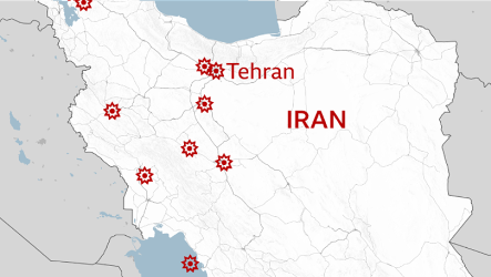 In maps: Strikes across Iran and the Middle East