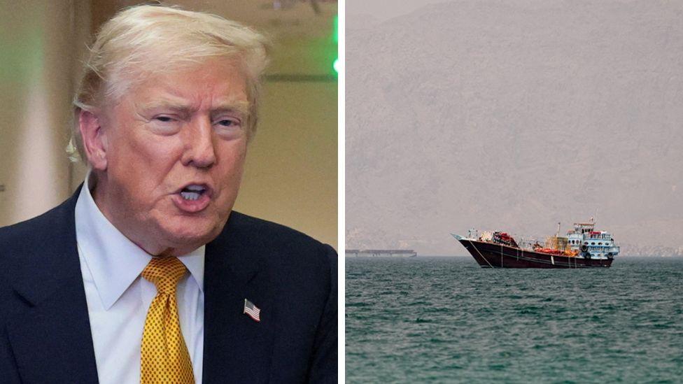 Trump says US will reinstate Strait of Hormuz blockade and impose 20% charge on cargo