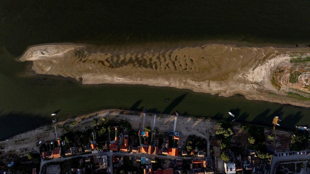 Dunav ponegde kao potok: Dramatične fotografije iz Srbije i regiona 18 dunav, nizak vodostaj dunava, dunav kod slankamena