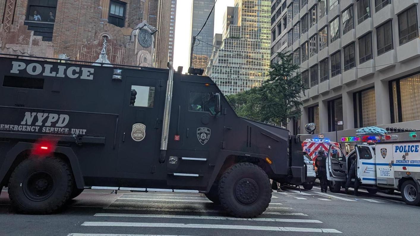 Police responding to calls of shots fired in New York City building