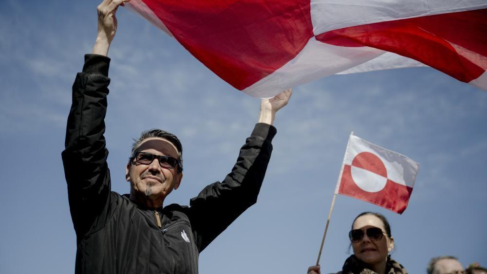 No means no: Greenlanders protest against Trump outside new US consulate