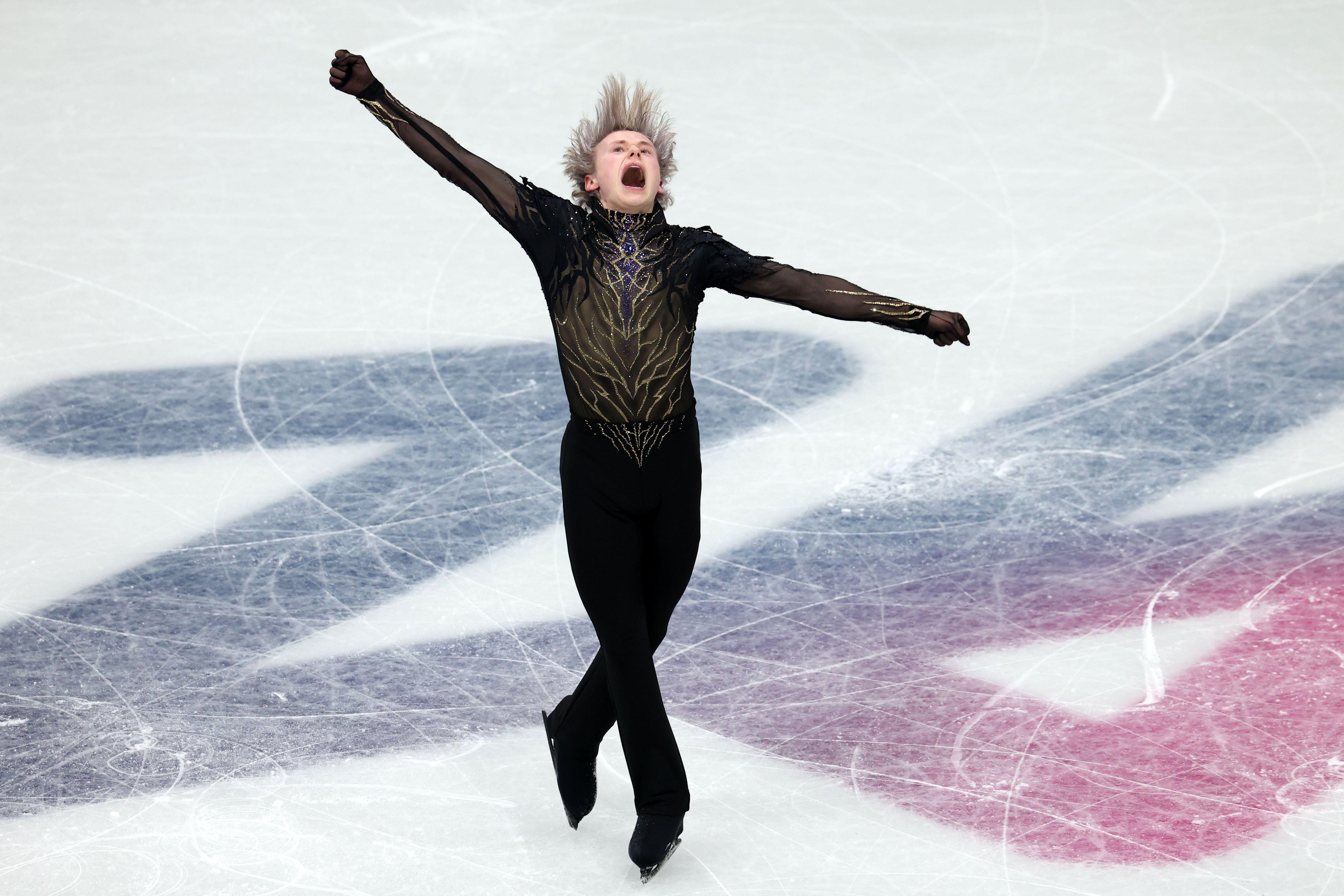 Ilja Maljinin, klizač na ledu