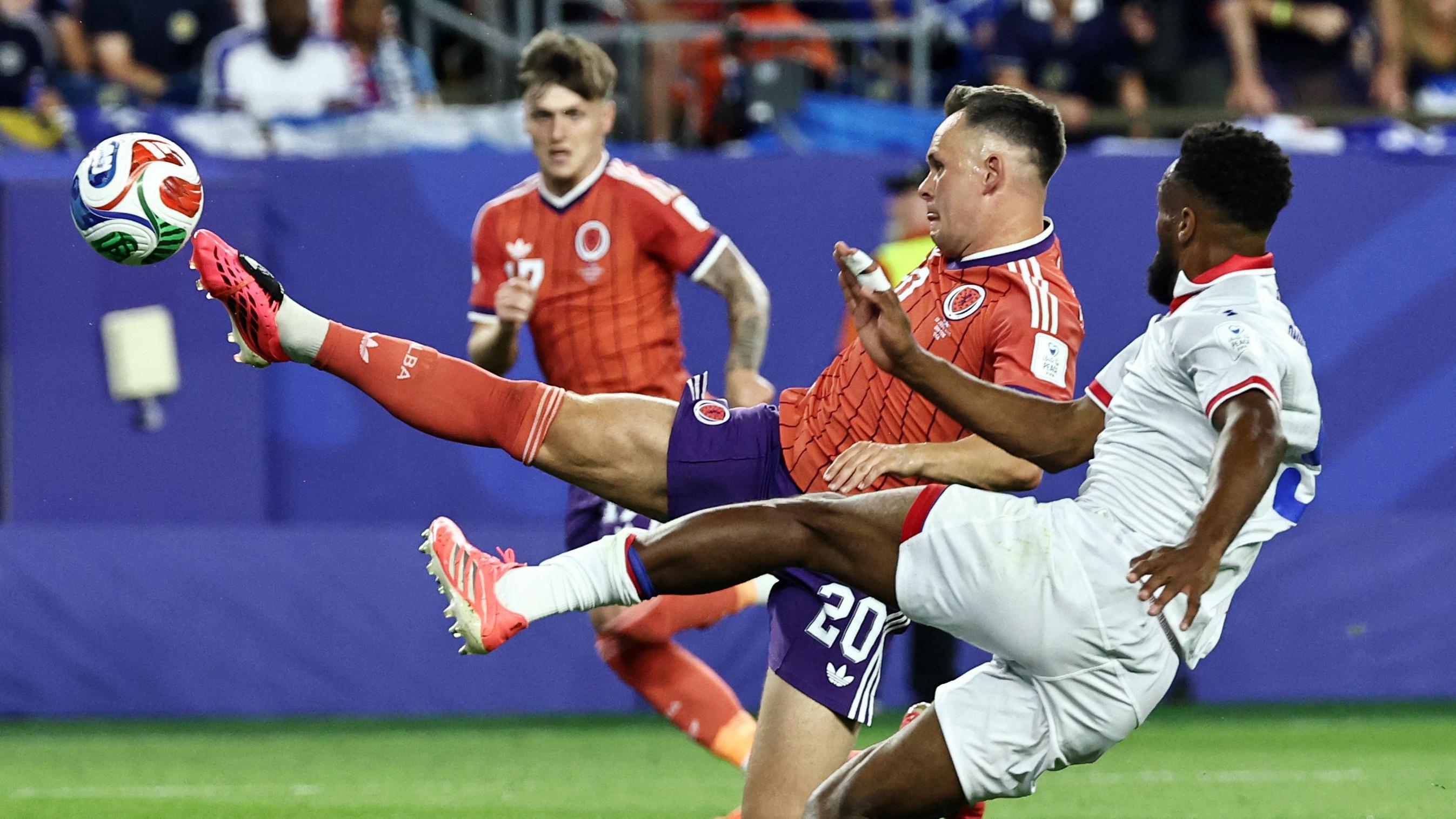 Watch: Scotland lead but Haiti searching for leveller in tense second half 