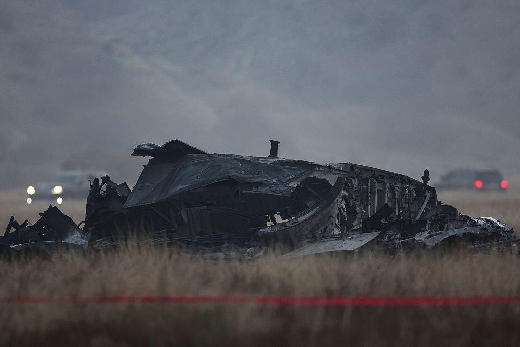 موقع حطام طائرة الشحن العسكرية التركية من طراز C-130
