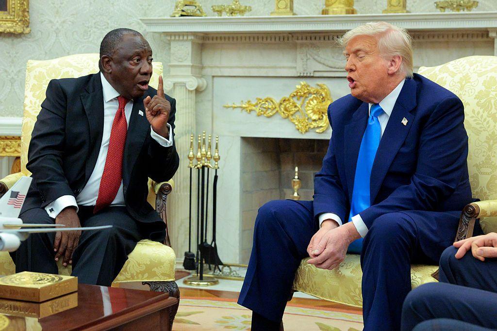 Trump y Ramaphosa