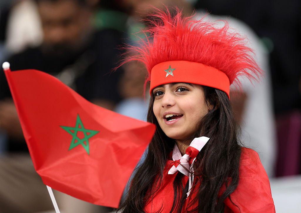 مشجعة مغربية 