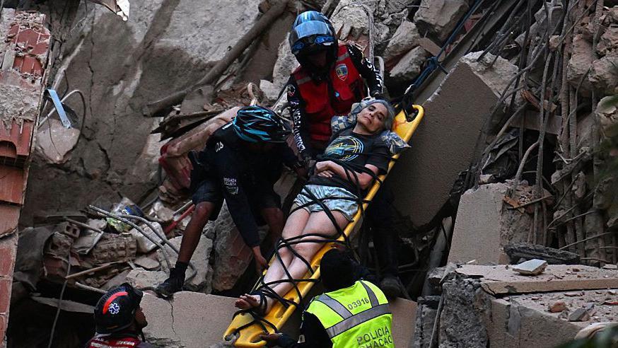 korban gempa di Caracas, Venezuela, pada 24 Juni 2026.