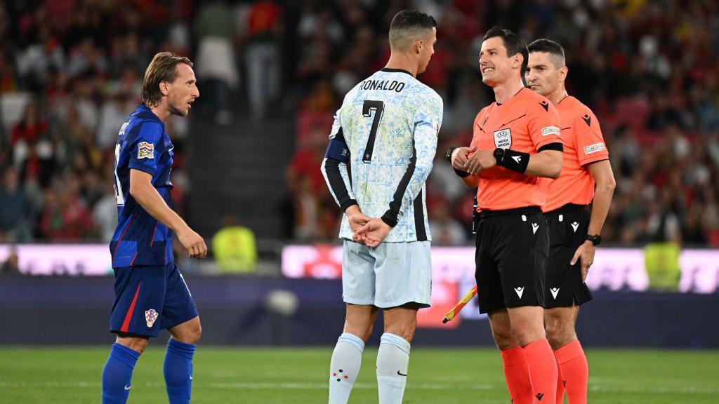 Luka Modrić i Kristijano Ronaldo