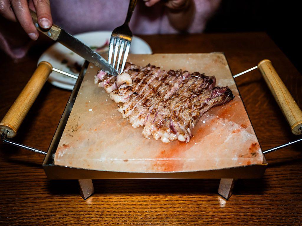 Carne de Wagyu servida em restaurante