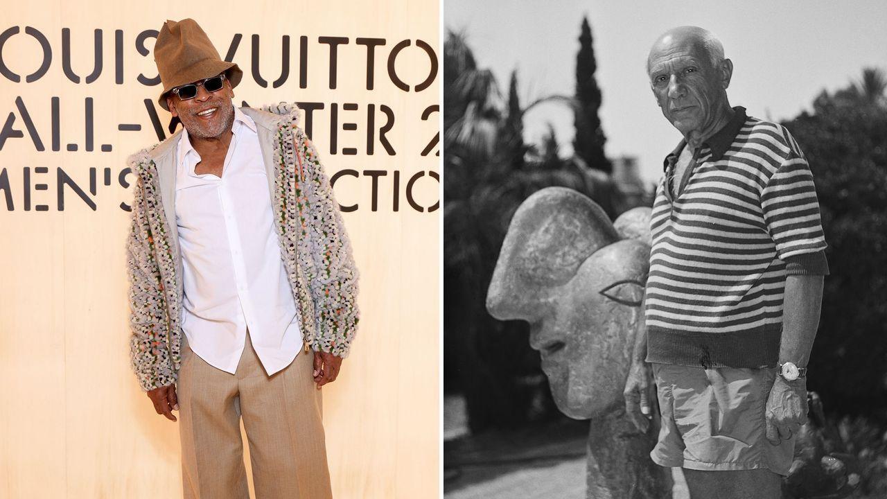 Henry Taylor (izquierda) y Pablo Picasso.