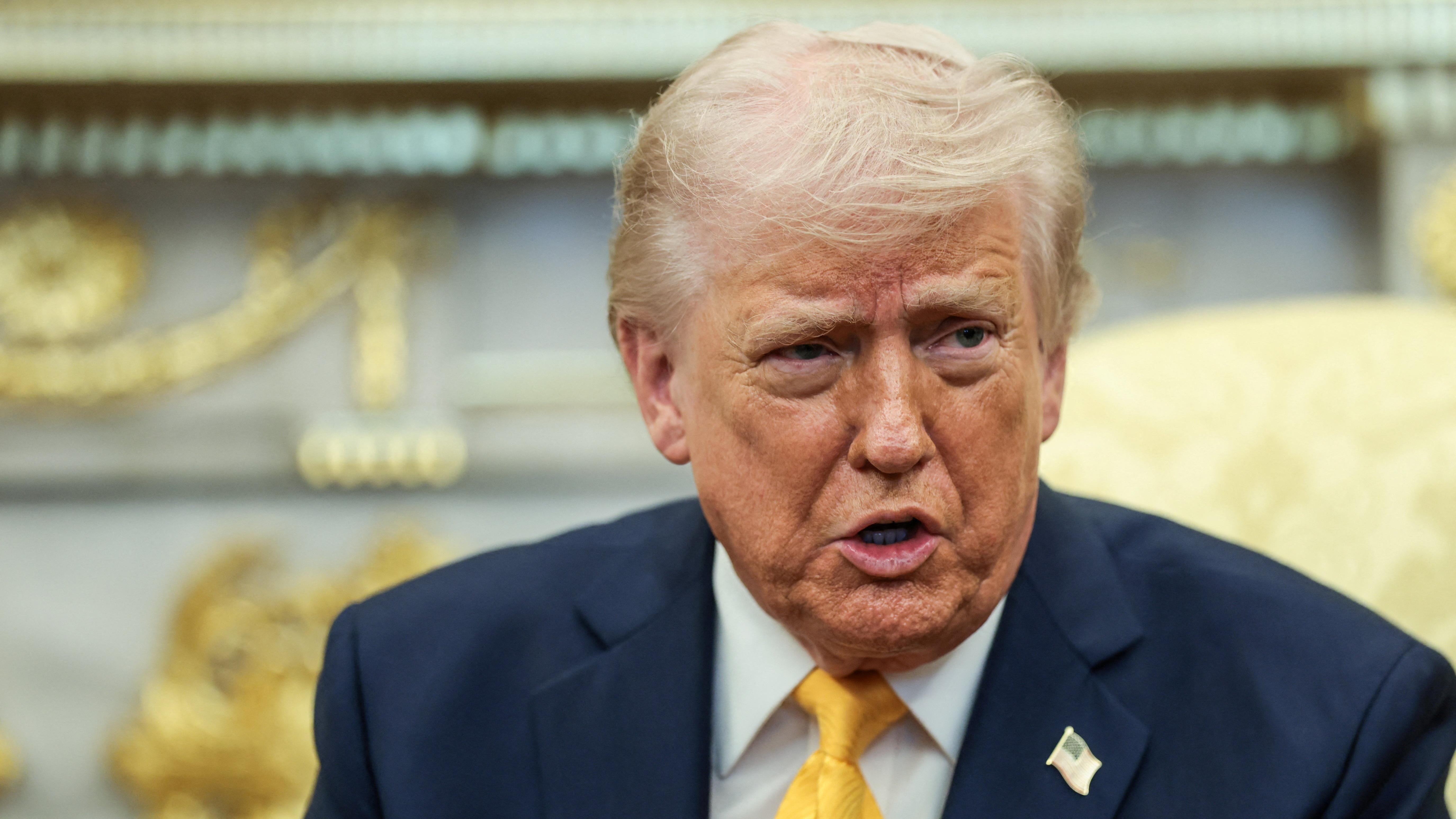 Trump says no plans to deploy US troops as he claims Iran war 'ahead of schedule'