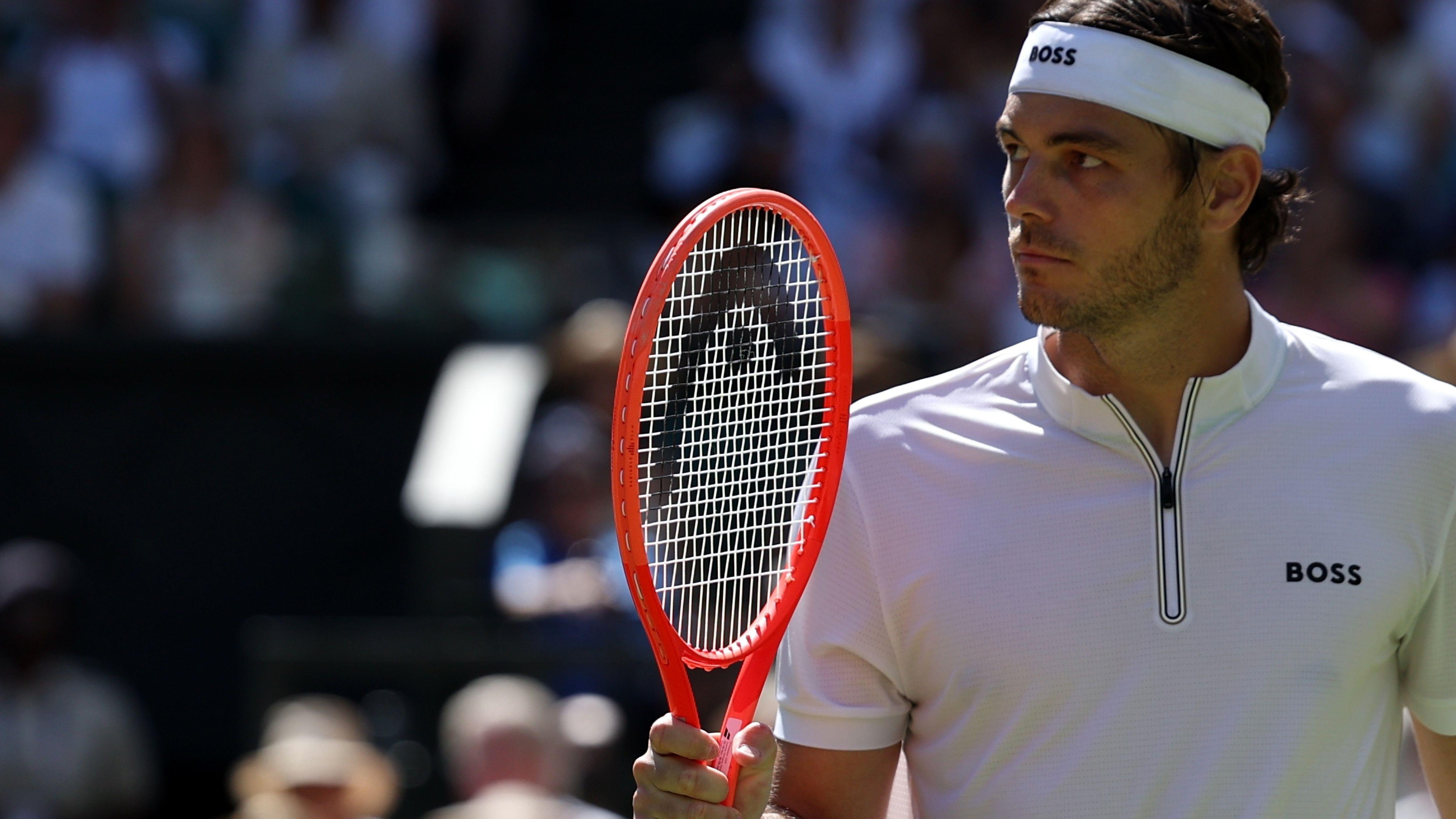 Wimbledon semi-finals: Fritz takes second set to level match against Alcaraz