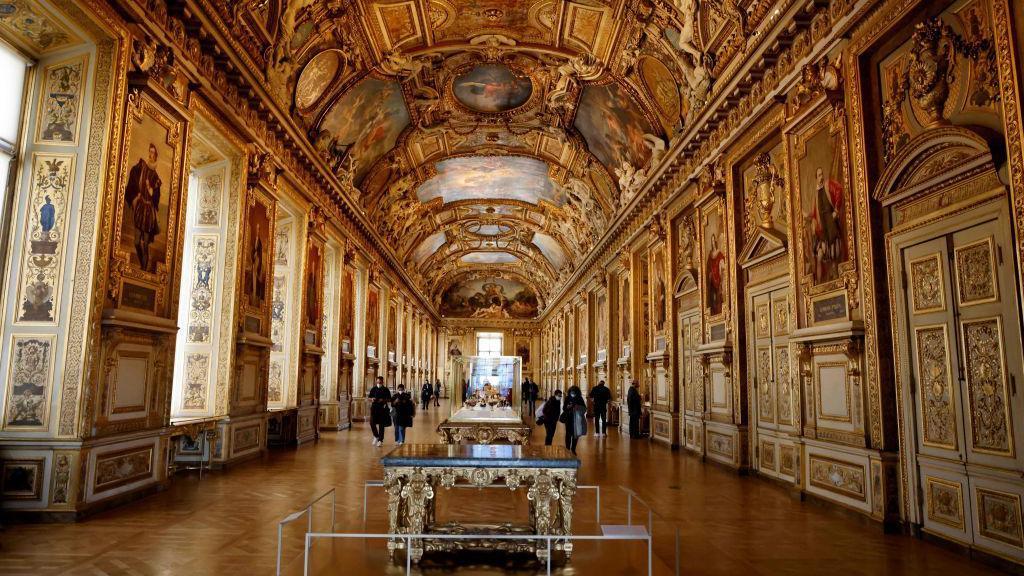 Galeria de Apolo, no Louvre